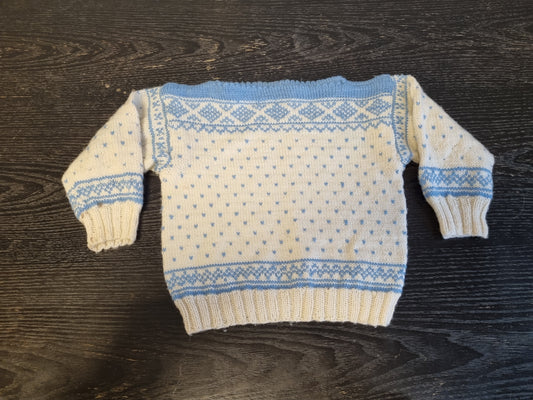 Hjemmestrikket ullgenser - 68