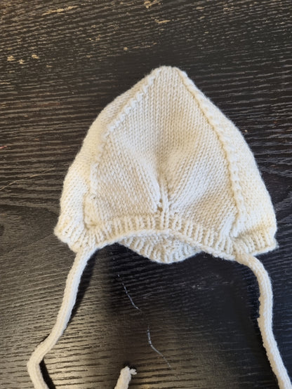 Hjemmestrikket babylue - 3–6 mnd