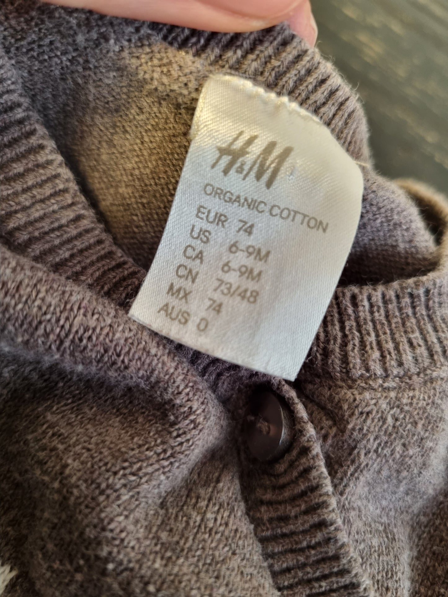 H&M strikkejakke - 74