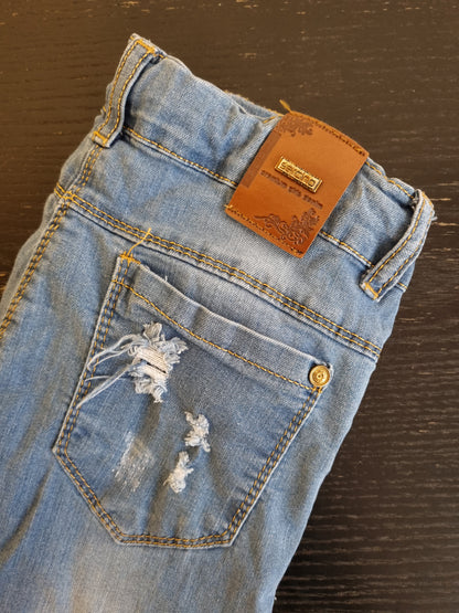Broderte jeans - 146