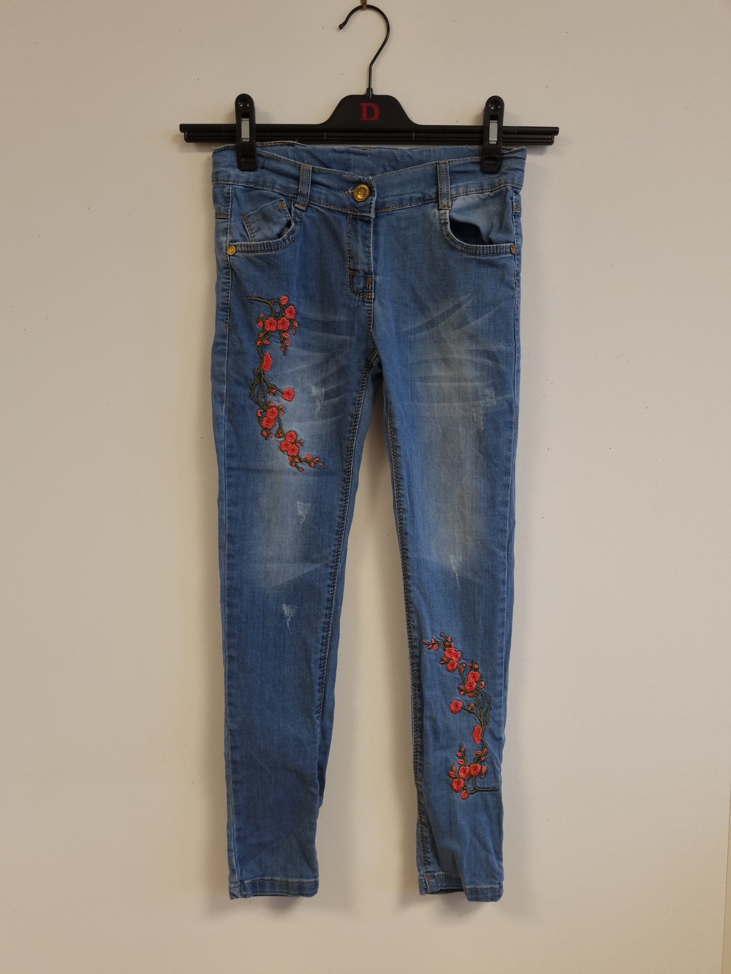 Broderte jeans - 146