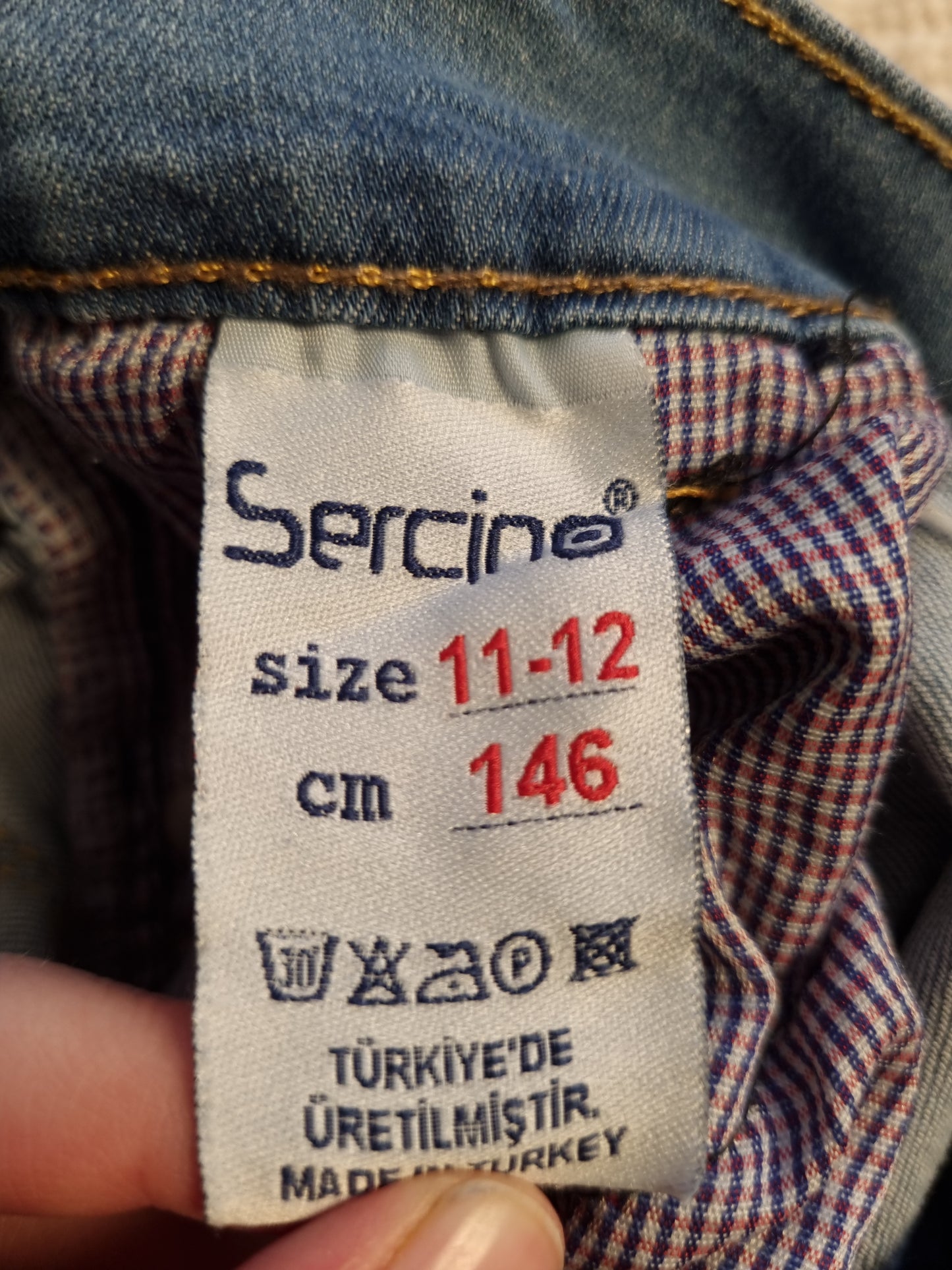 Broderte jeans - 146
