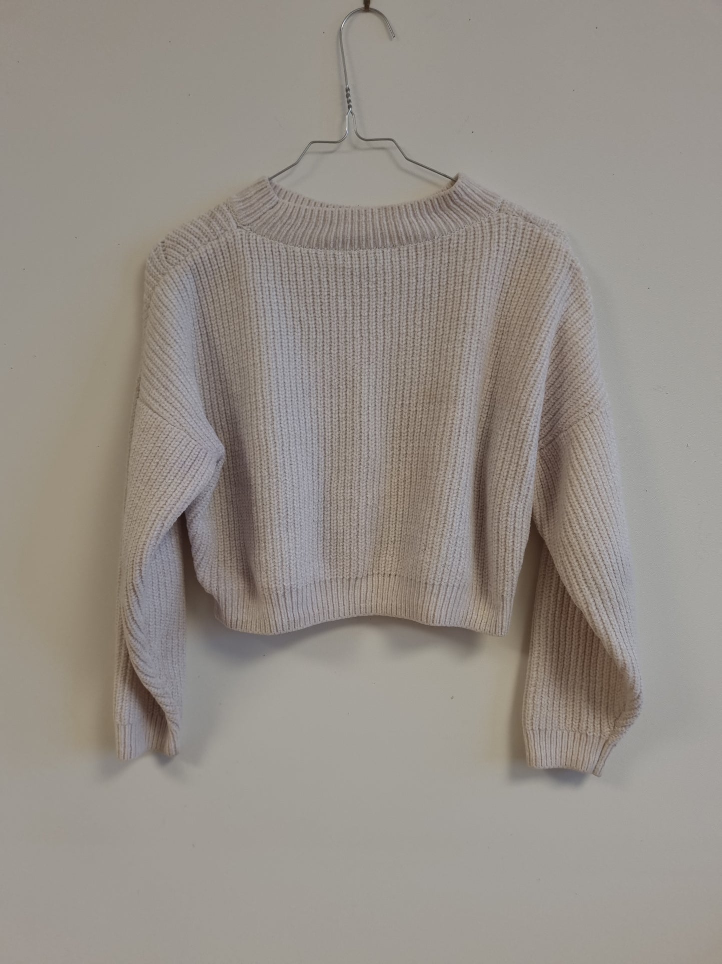 Cropped strikkegenser - 146