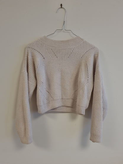 Cropped strikkegenser - 146