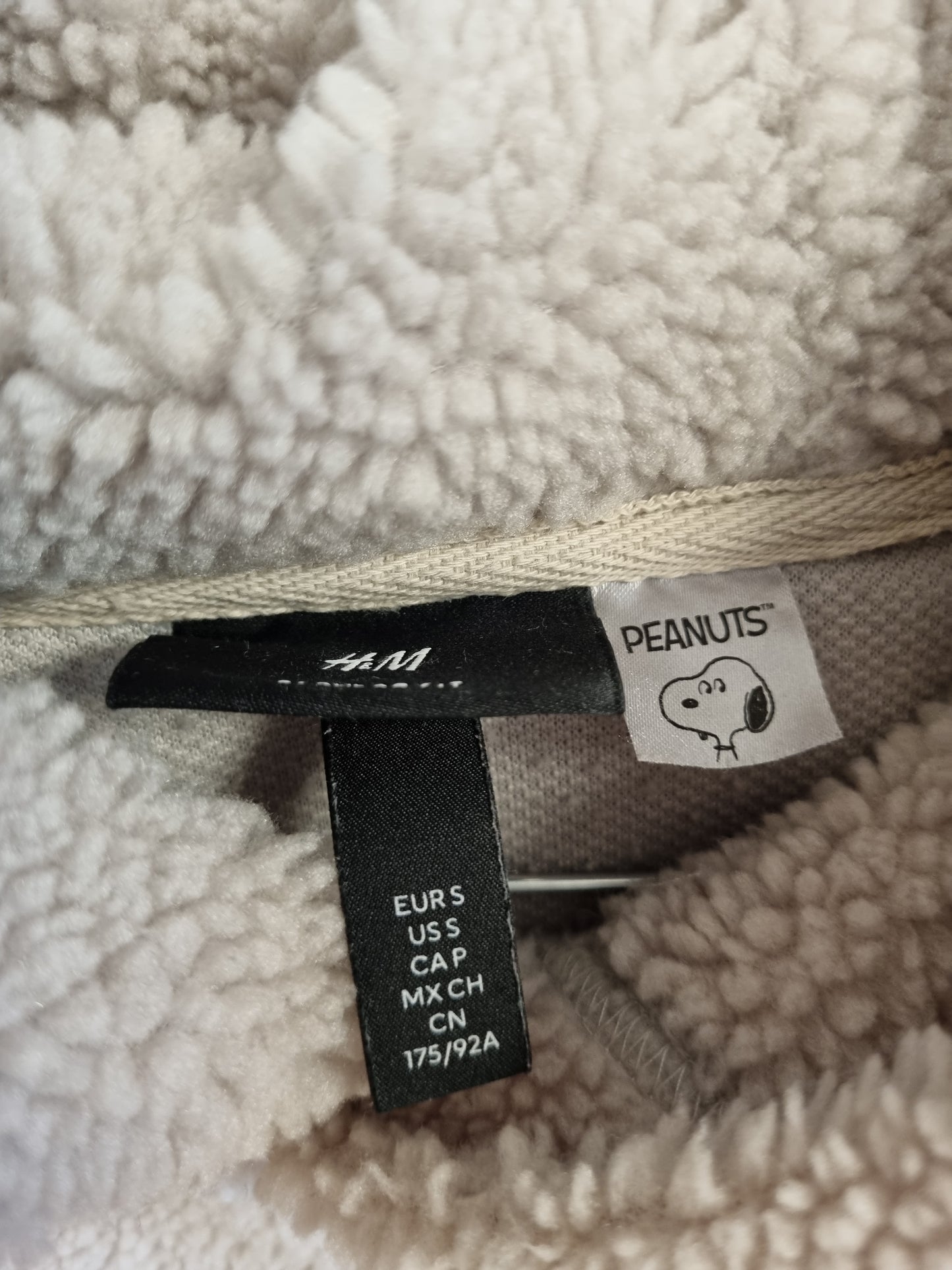 H&M teddyfleece hoodie - S