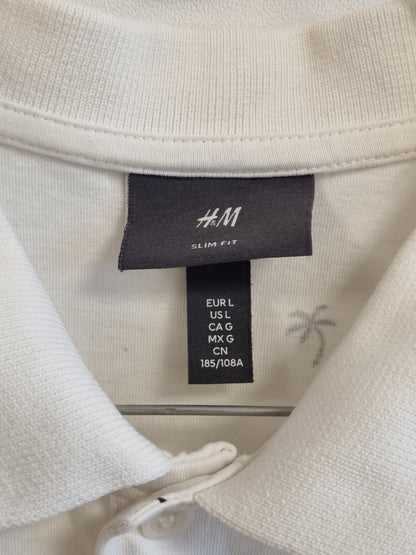 H&M poloskjorte - L