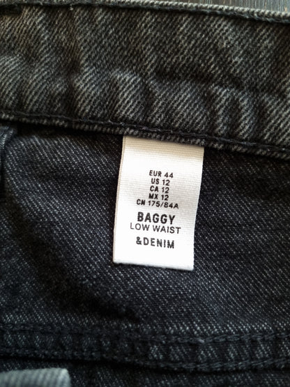 H&M baggy low waist jeans - 44