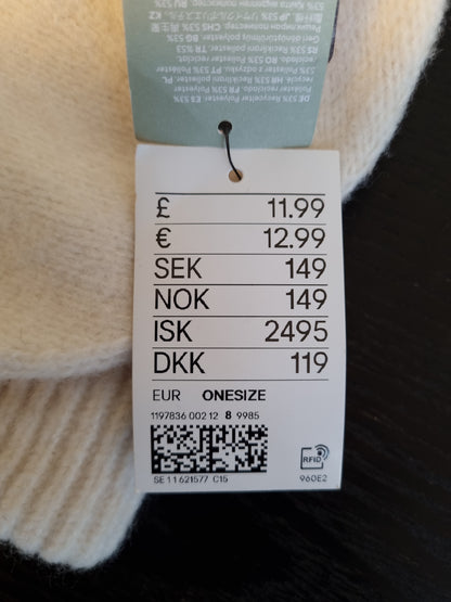 NY! H&M strikkelue