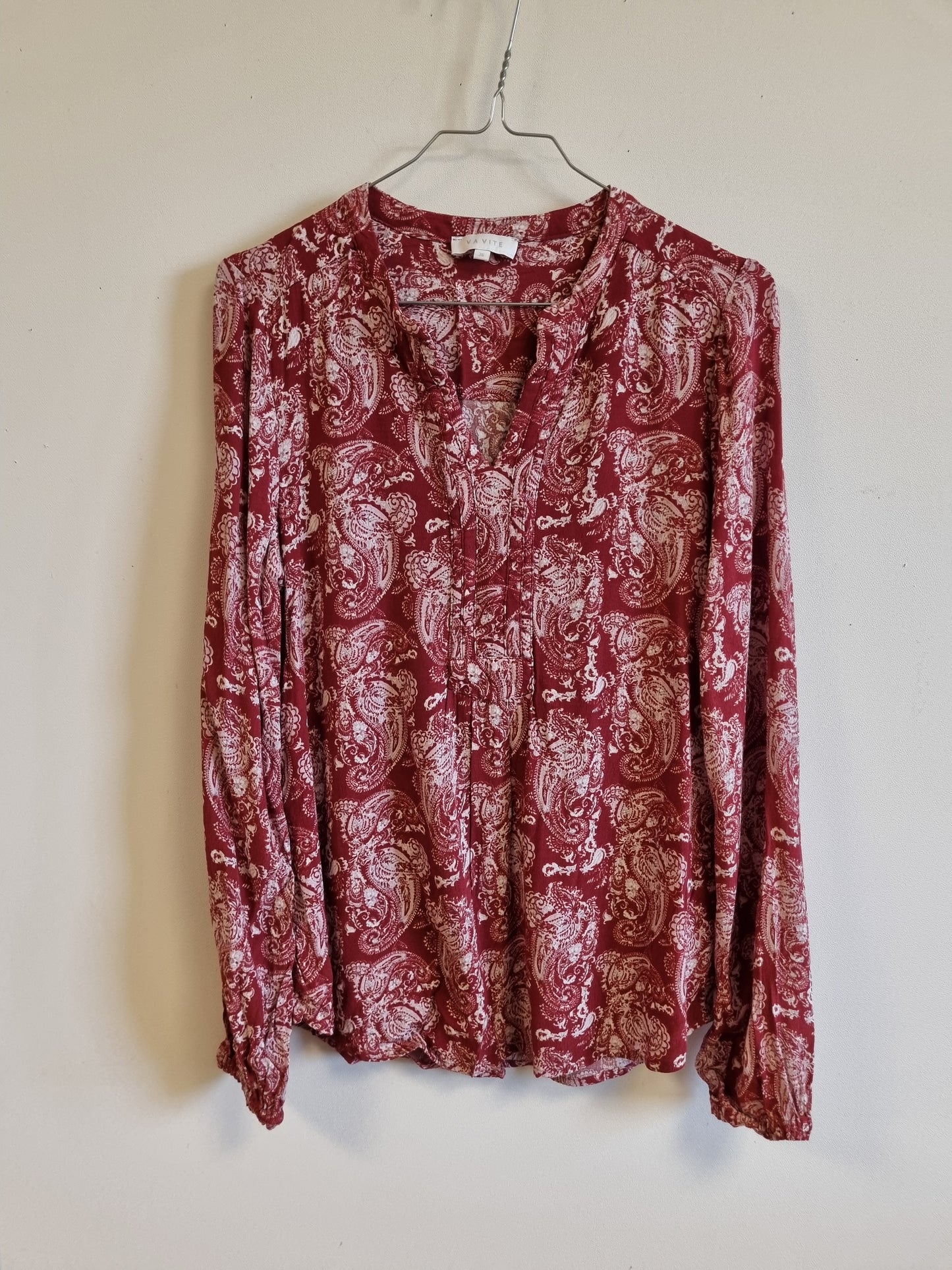 Va Vite mønstret bluse - 36