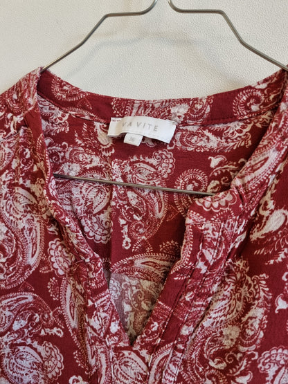 Va Vite mønstret bluse - 36