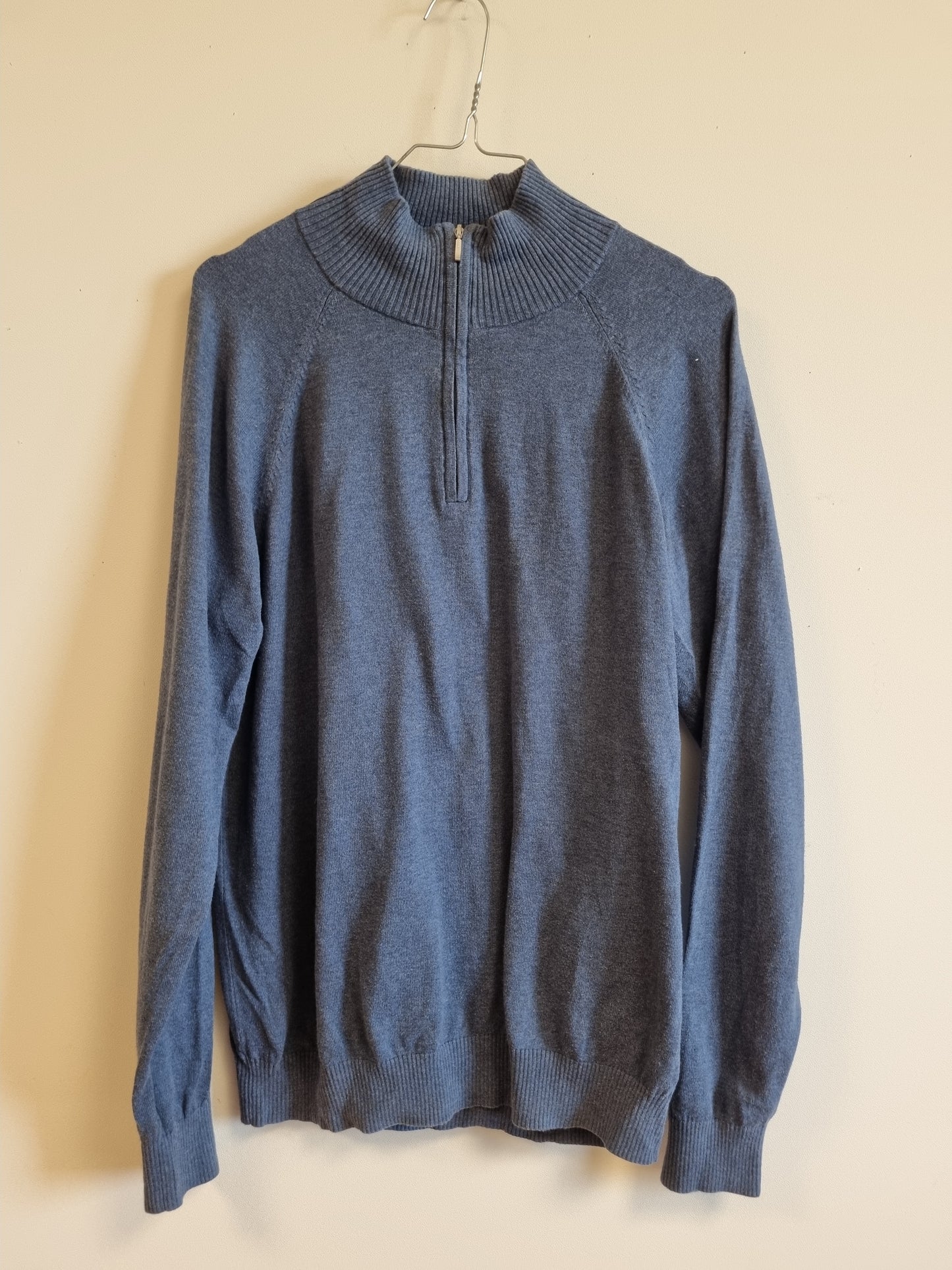 Dressmann half zip genser - M