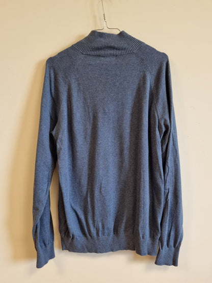 Dressmann half zip genser - M