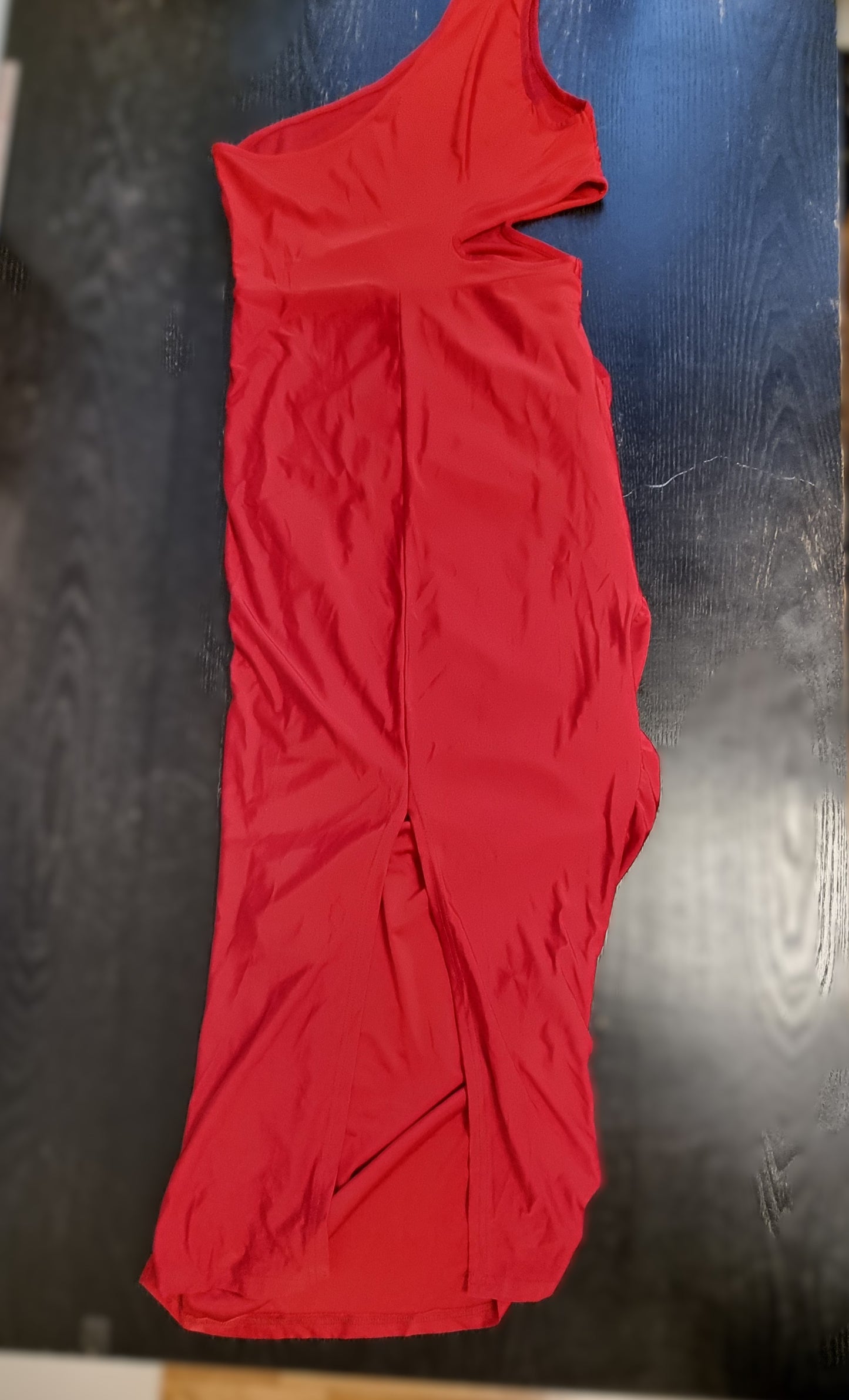 One shoulder kjole - S