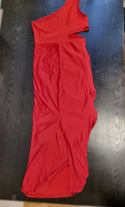 One shoulder kjole - S