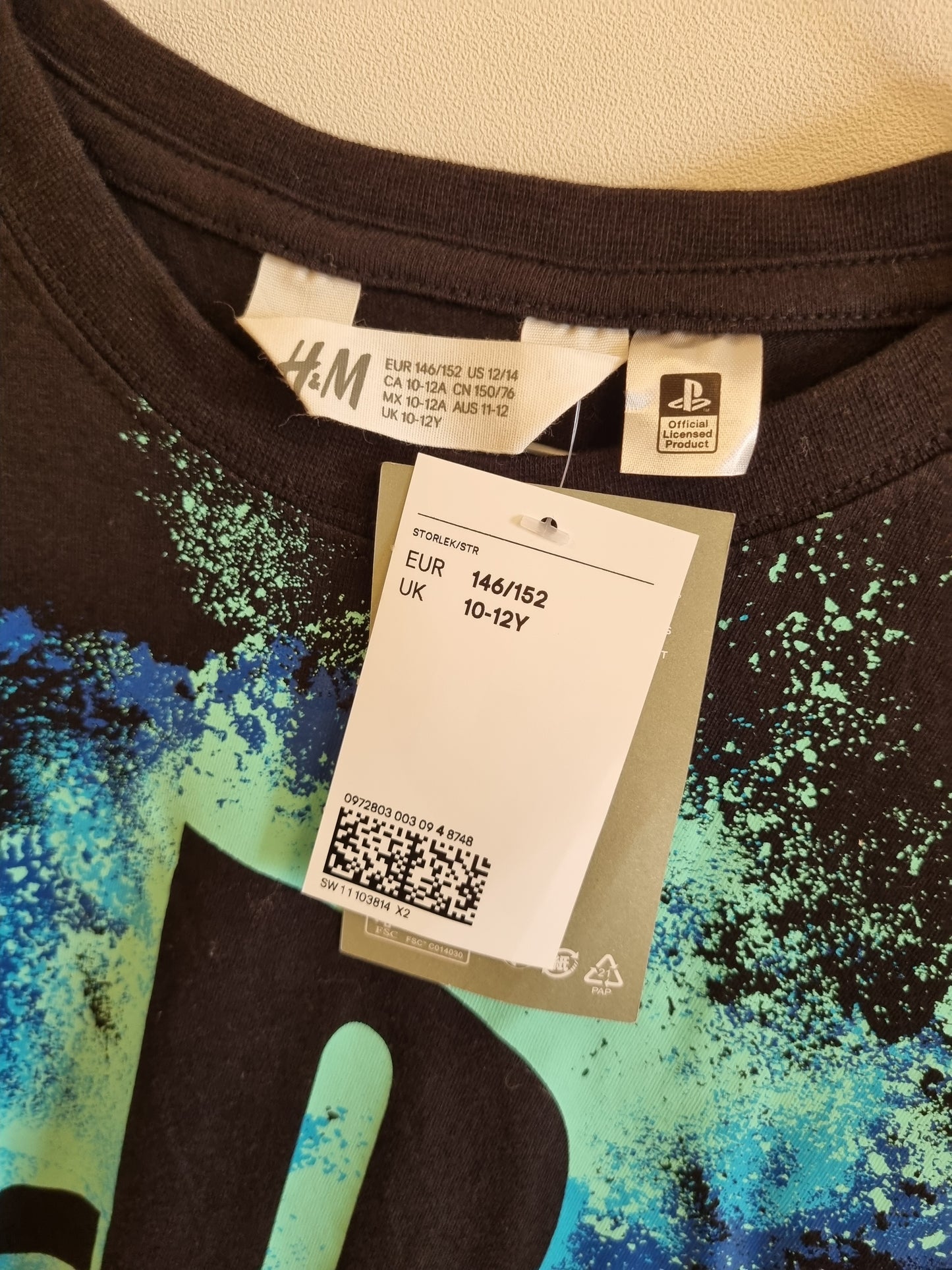 NY! H&M PlayStation t-skjorte – 146/152
