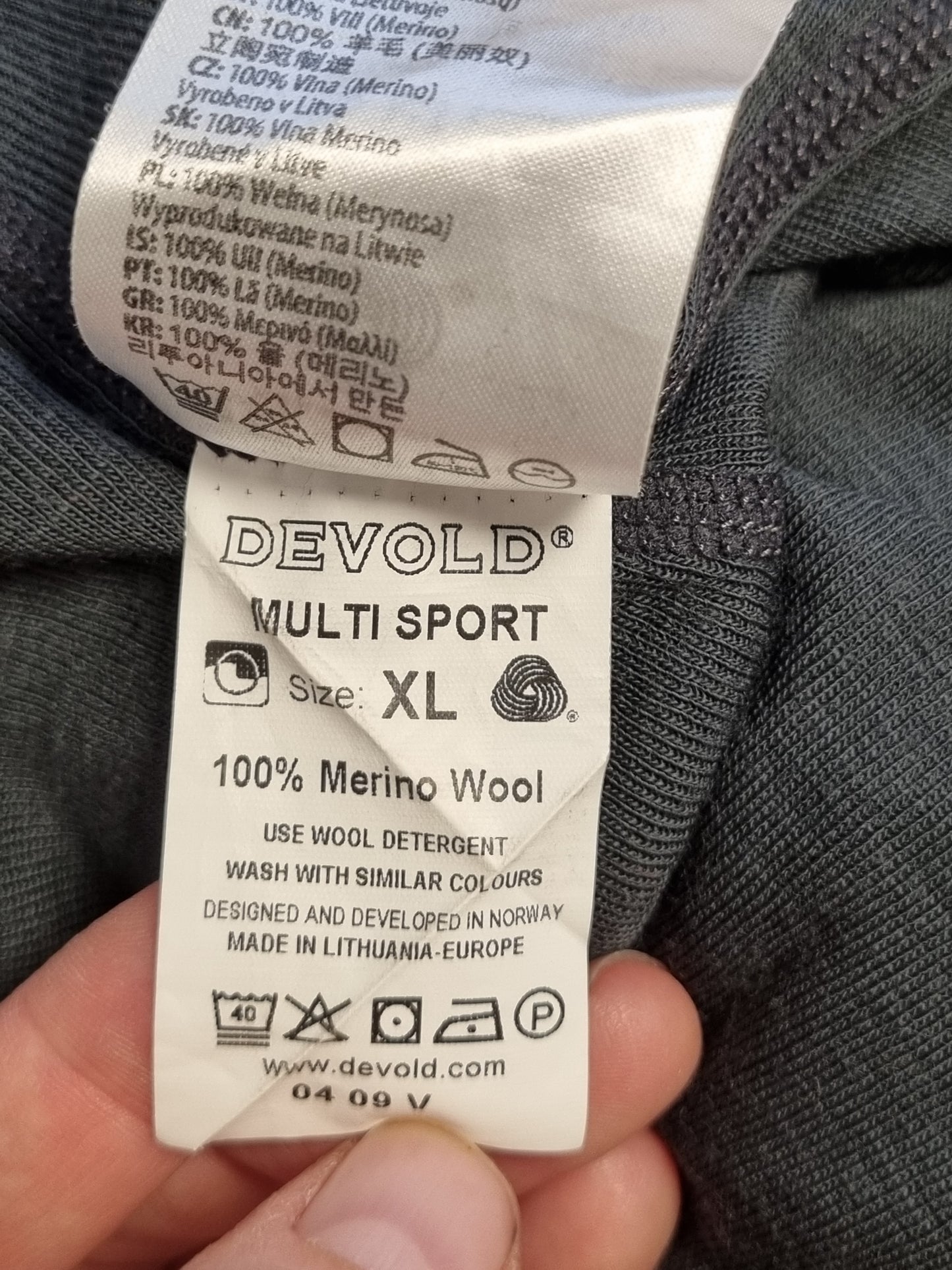 Devold ullongs – XL