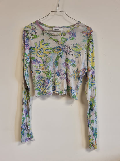 Weekday mesh-topp – str. M