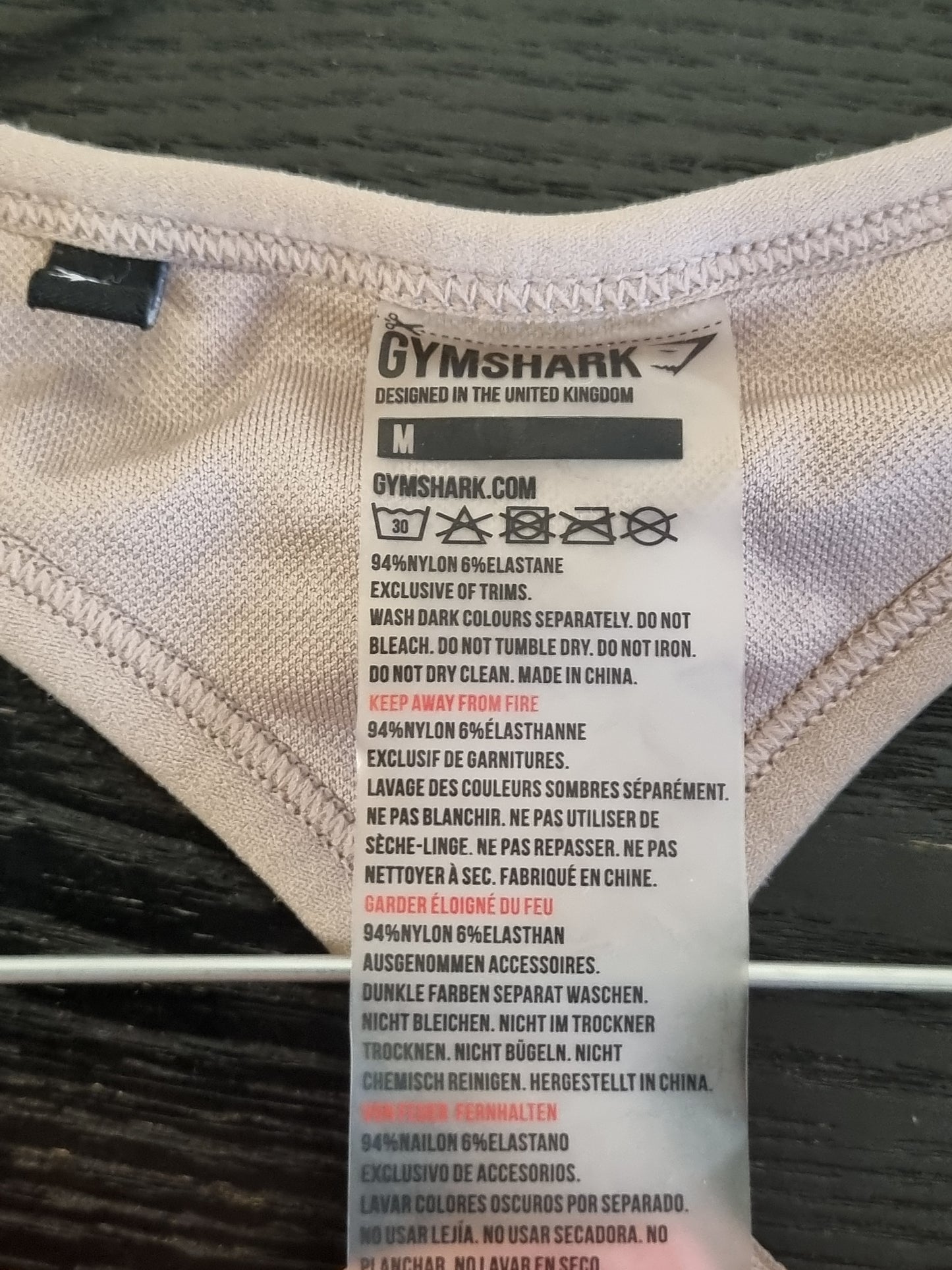 Gymshark sports-BH – str. M