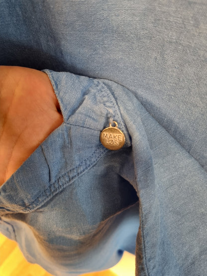 Makeløs kjole - 100% lin - XL