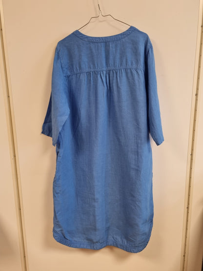 Makeløs kjole - 100% lin - XL
