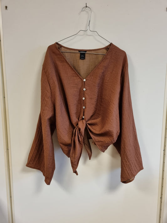 Lindex knytebluse – XL