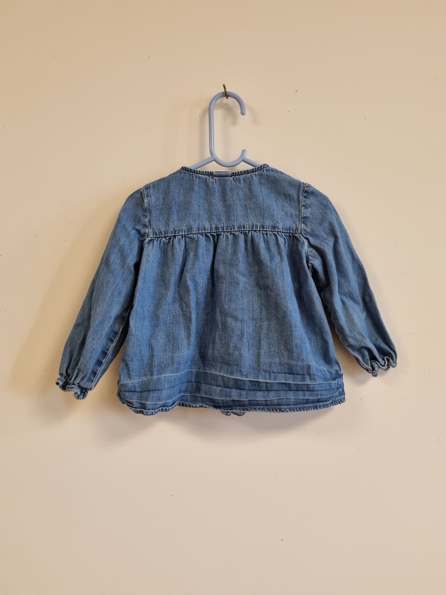 H&M denimbluse - 92