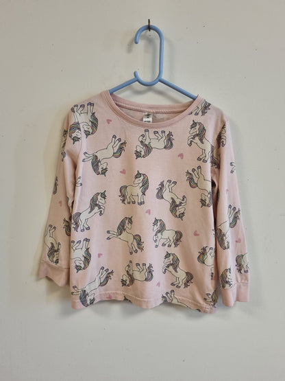Lindex trøye med unicorns - 110/116