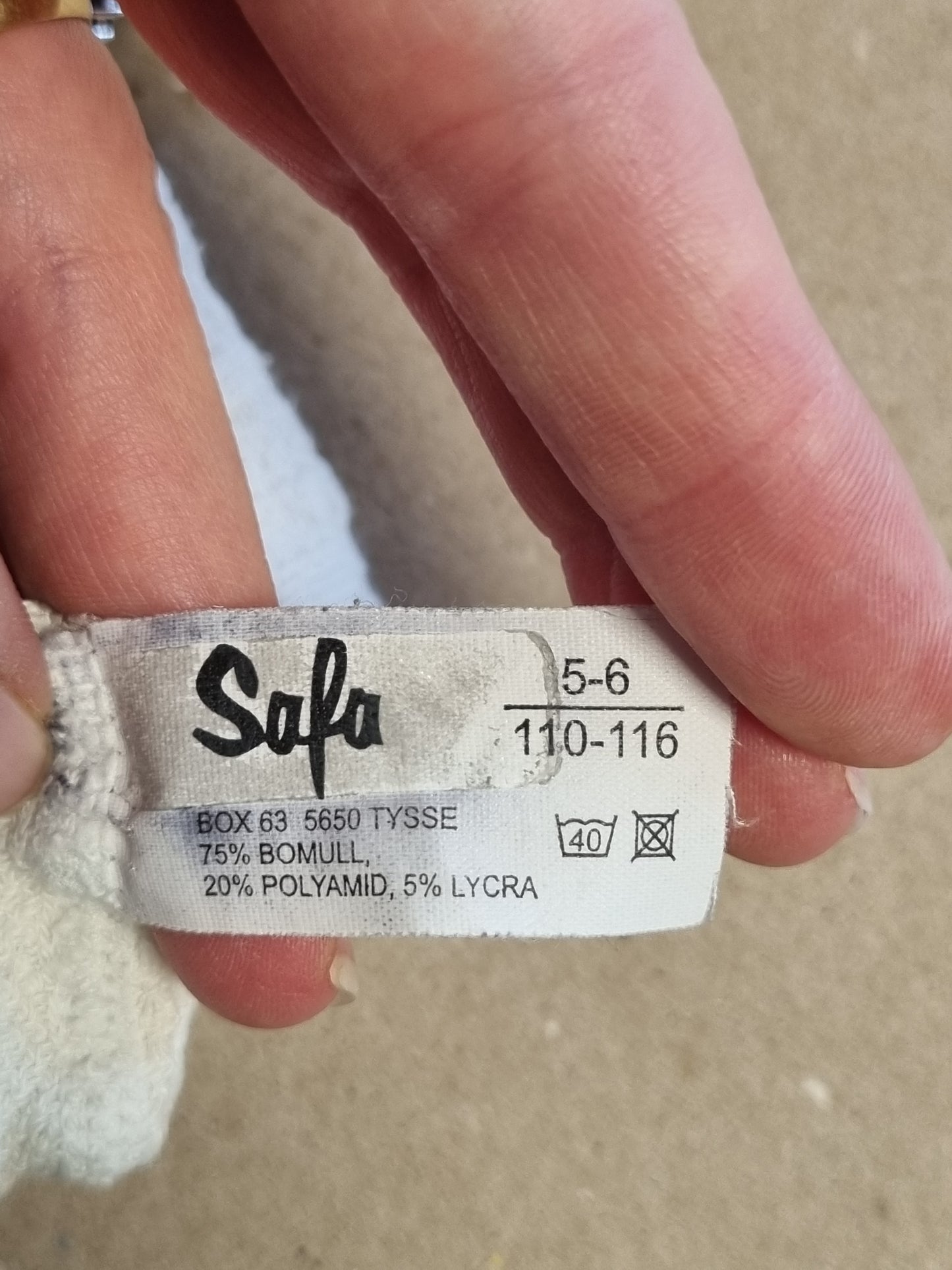 Safa strømpebukse - 110/116