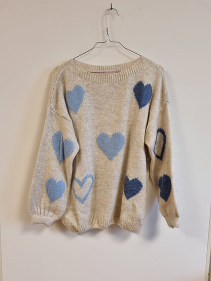 Moondust strikkegenser - L/XL