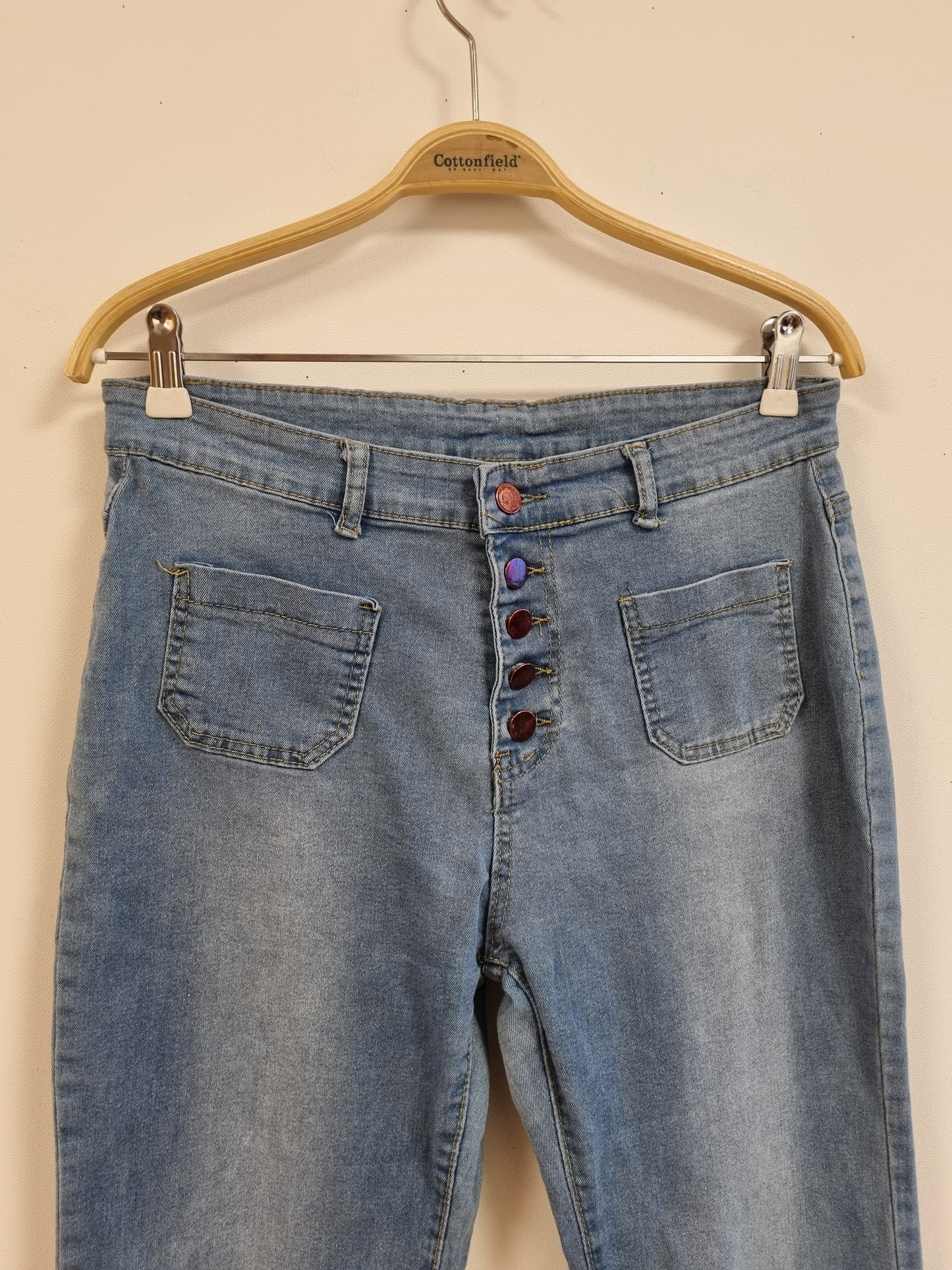 Jeans med sleng - XL