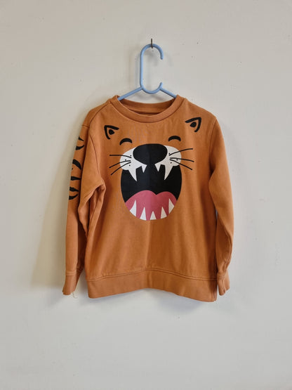 Oransje genser med tiger - 122