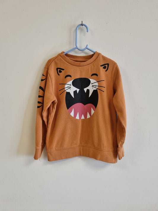 Oransje genser med tiger - 122