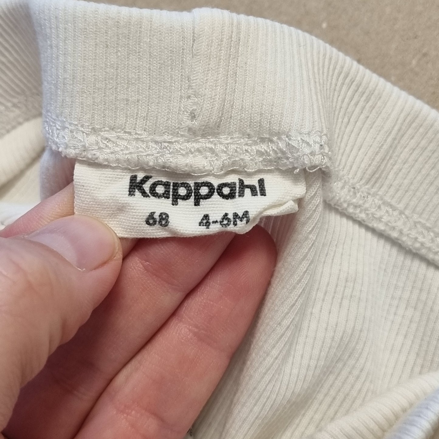 Hvit ribbebukse / Kappahl - 68