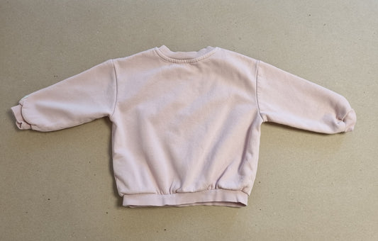 Rosa genser / Minnie Mus - 98/104
