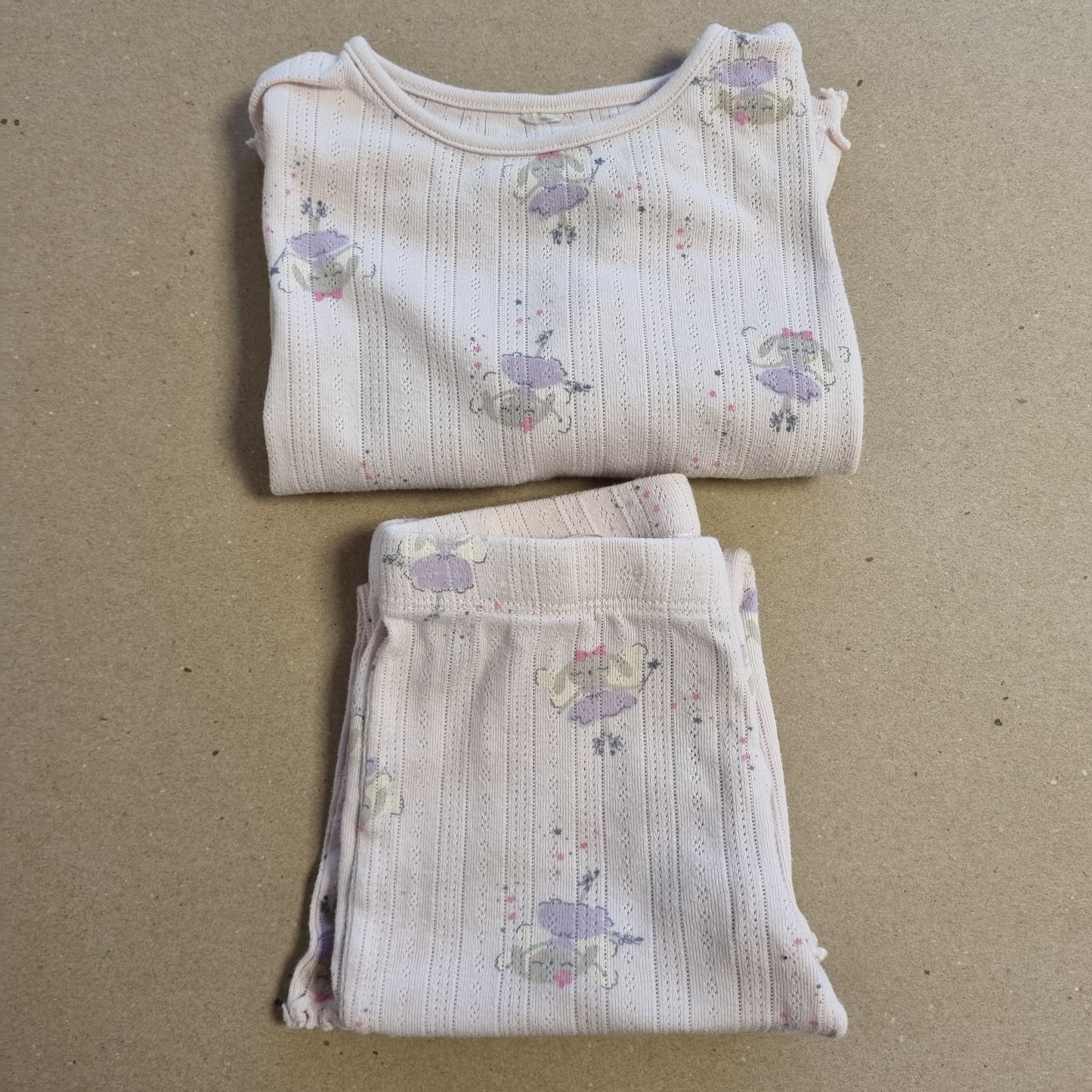 Lys rosa sett med ballerina / Lindex - 98/104