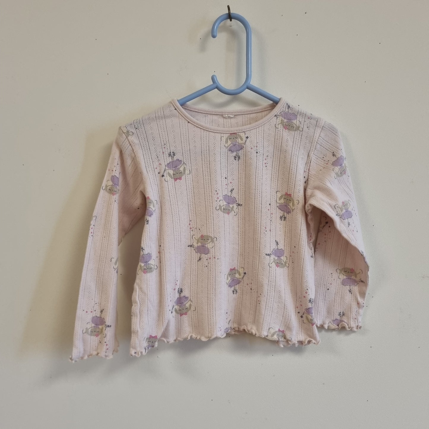 Lys rosa sett med ballerina / Lindex - 98/104