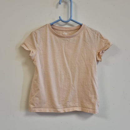 Lys t-skjorte / H&M - 98/104