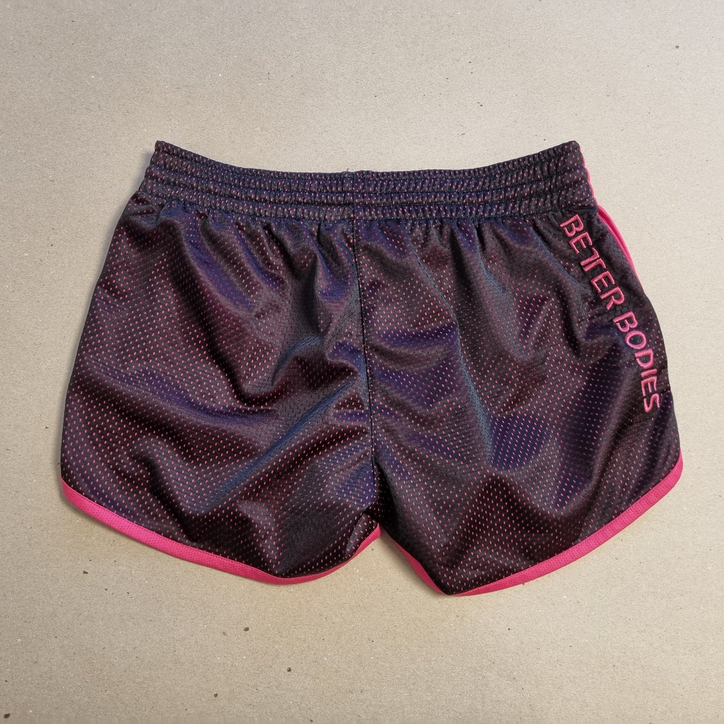 Svart og rosa treningsshorts / Better Bodies - S