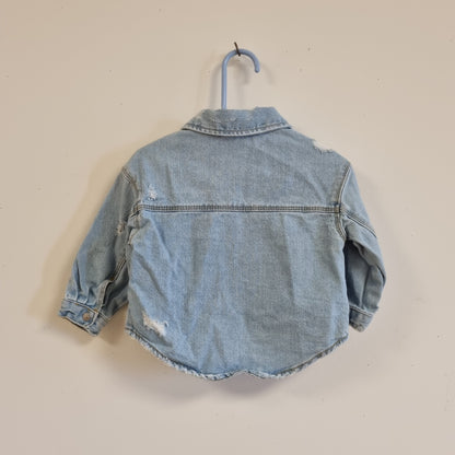 Lyseblå denimjakke / Zara - 86