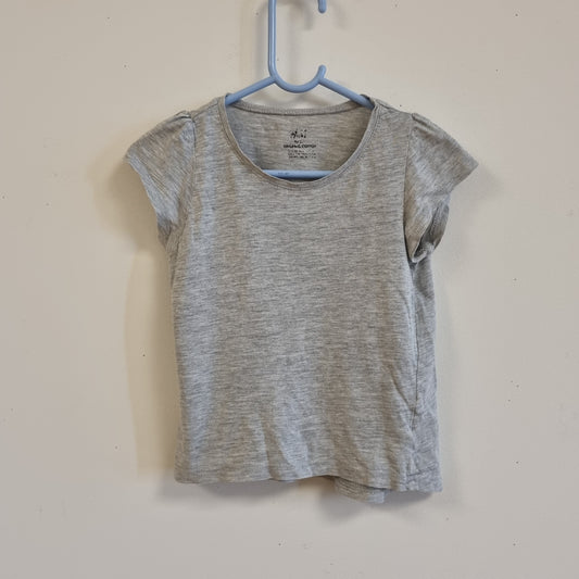 Grå t-skjorte / H&M - 98