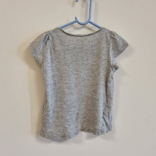 Grå t-skjorte / H&M - 98