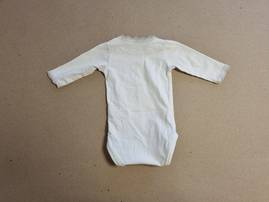 Hvit body med blondekanter / Name It - 56