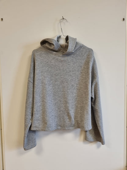 Grå tynn hettegenser / Zara - S