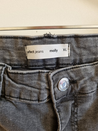 Mørkegrå jeans / Gina Tricot Molly - XL