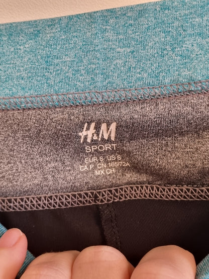 Svart treningsbukse / H&M Sport - S