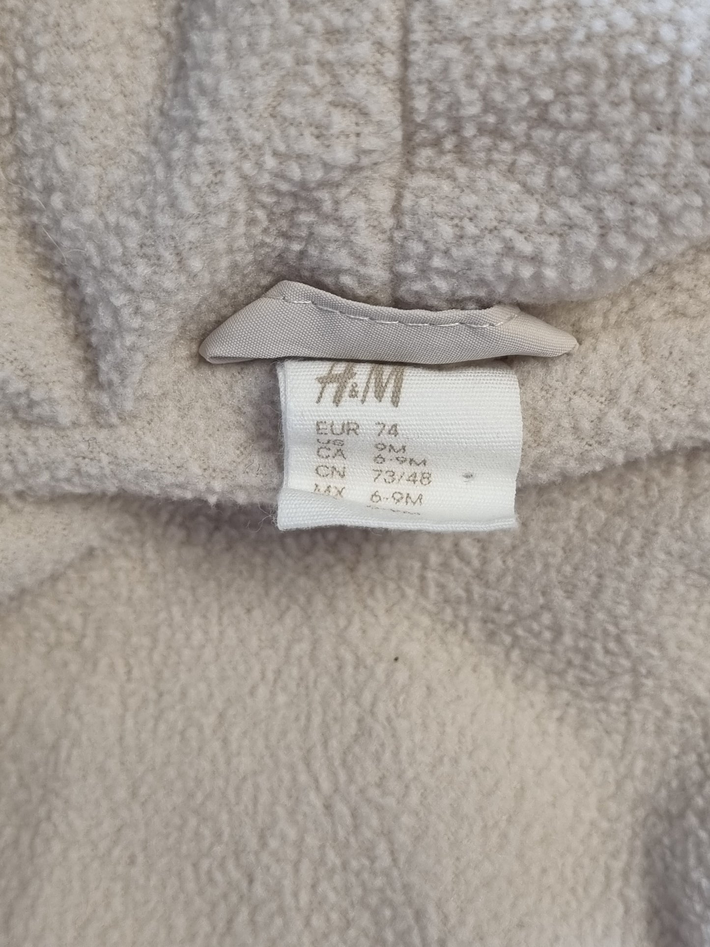 Lys beige vinterdress / H&M - 74