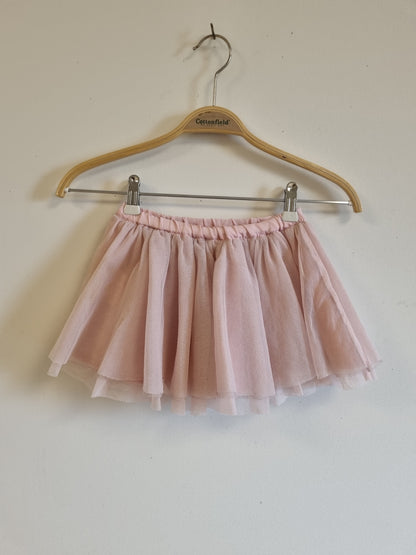 Lys rosa tyllskjørt / H&M - 86