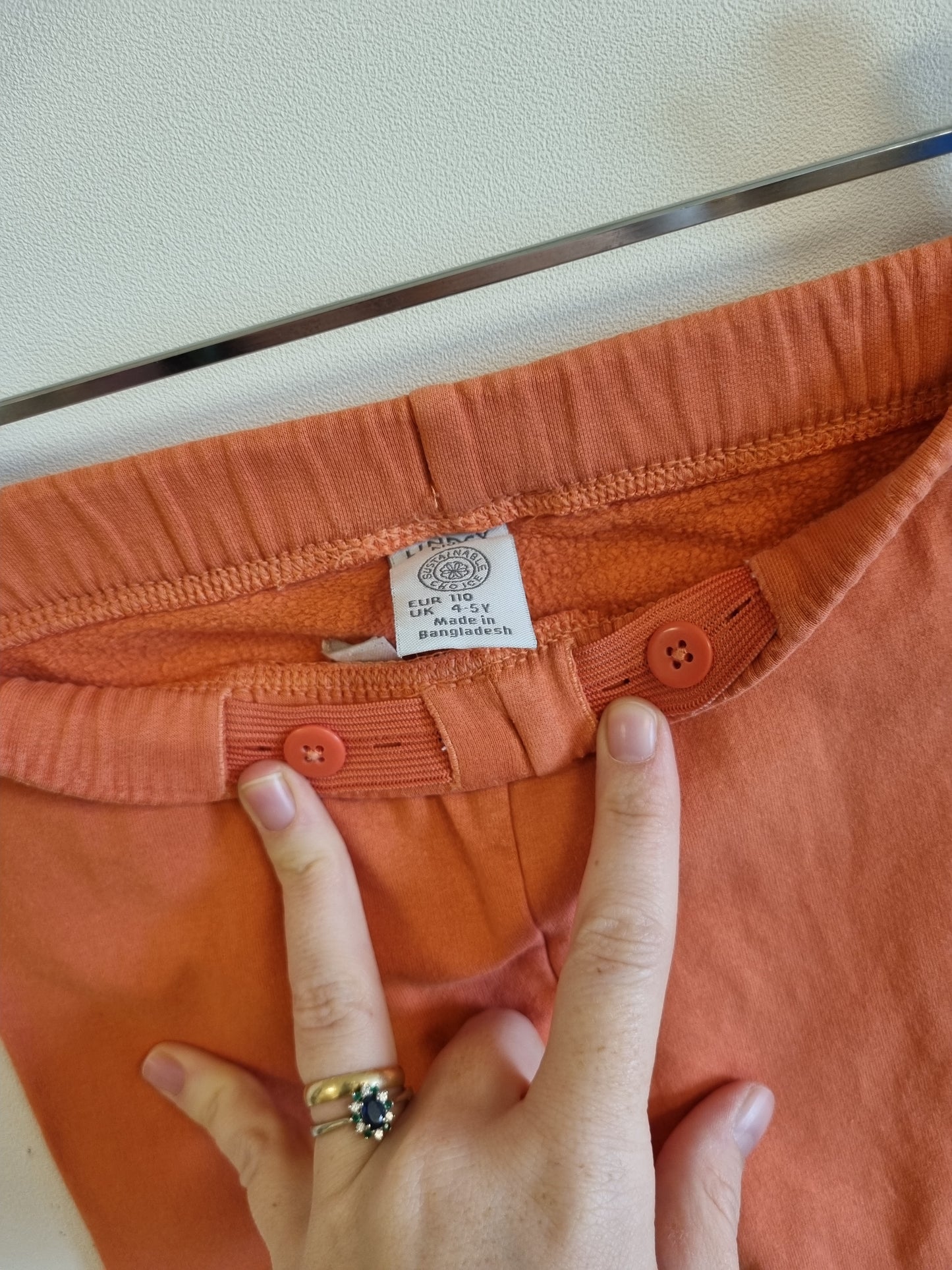 Oransj bukse/leggings - 110