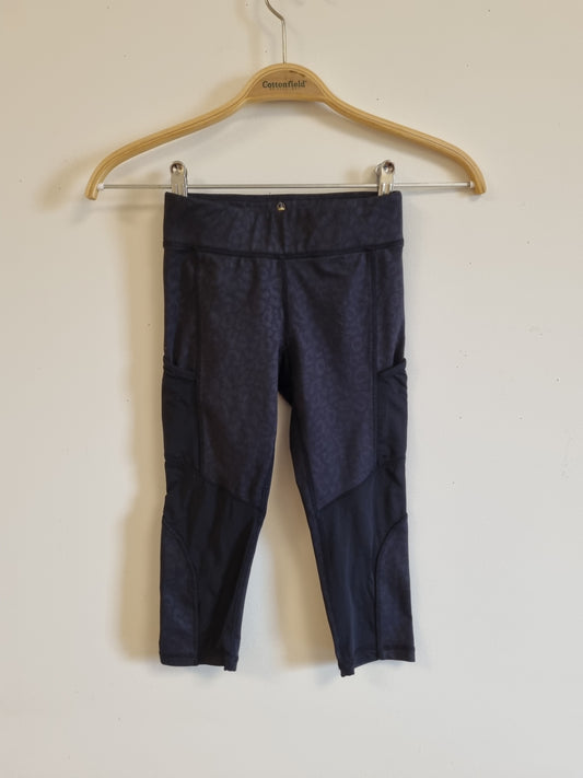 Svart treningstights / The New - 122/128
