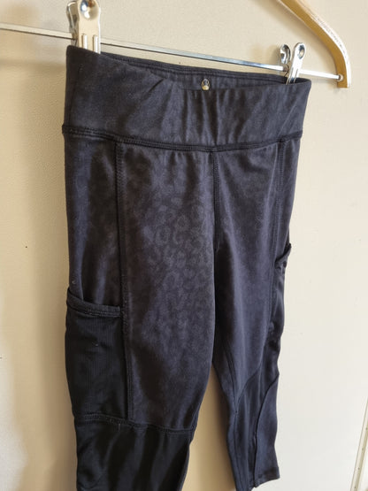 Svart treningstights / The New - 122/128